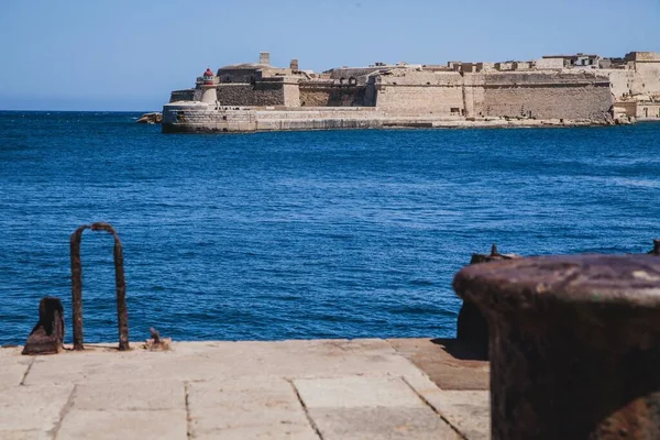 Fort Ricasoli Maltańskiej Stolicy Valletty — Zdjęcie stockowe