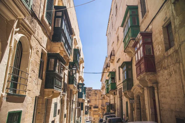 Malta Nın Başkenti Valletta Dan Görüntüler — Stok fotoğraf