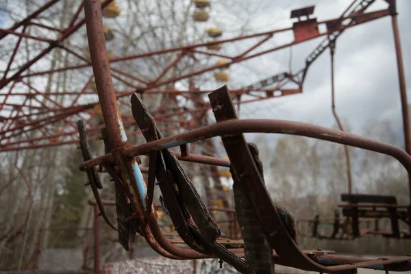 Parc Attractions Dans Zone Exclusion Tchernobyl — Photo
