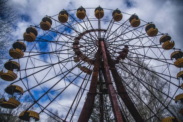 Gammal Pariserhjul Tjernobyls Exklusiva Zon — Stockfoto