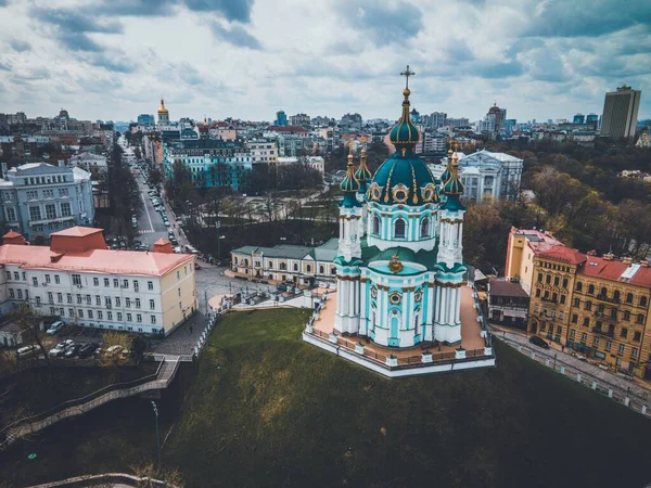 Андреевская Церковь Киеве Украина — стоковое фото