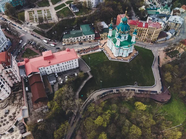 Andrew Church Seen Kyiv Ukraine — Stock Photo, Image