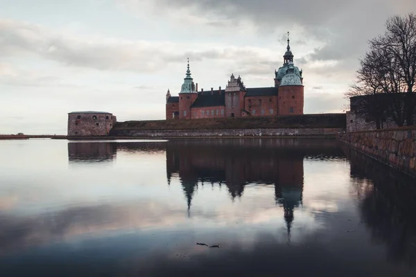 Castello Kalmar Slott Visto Smaland Svezia — Foto Stock