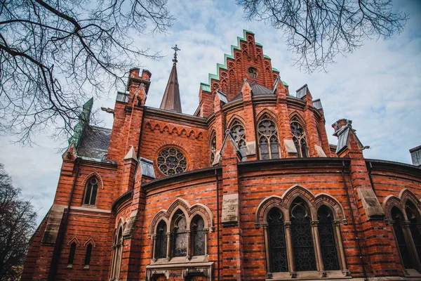 İsveç, Lund 'da All Saints Kilisesi görüldü.