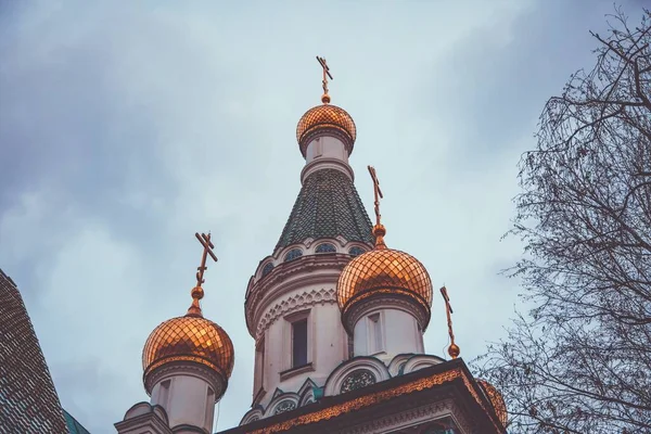 Russian Church Sveti Nikolay Mirlikiiski Sofia Bulgaria — Stock Photo, Image