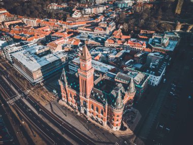 İsveç 'in Helsingborg kentindeki Radhuset devlet binası.