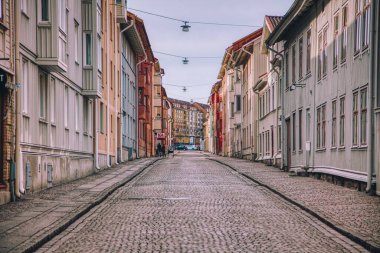 İsveç Göteborg 'da Haga Mahallesi
