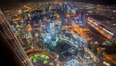 Dubai 'deki Şeyh Zayed Yolu' nun çevresinden görüntüler