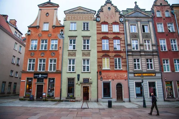 폴란드의 그단스크에 중심부의 — 스톡 사진