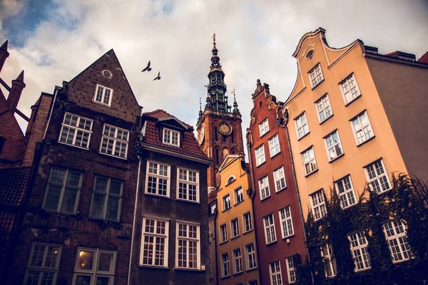 Vistas Del Centro Ciudad Gdansk Polonia —  Fotos de Stock