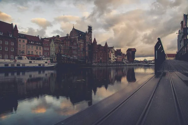 ポーランドの都市グダニスクの昼間の景色 — ストック写真
