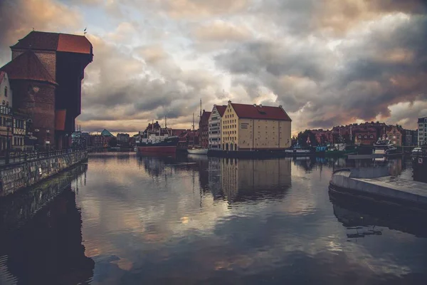 Vistas Diurnas Ciudad Polaca Gdansk —  Fotos de Stock