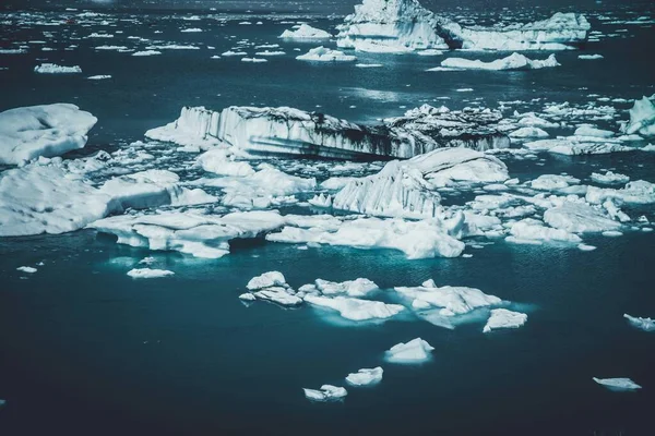 Jokulsarlon Gletscherlagune Der Südküste Islands — Stockfoto