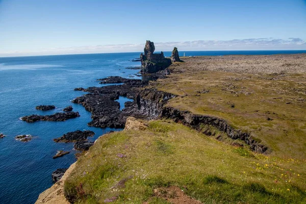 Londrangar Península Snaefellsness Islândia — Fotografia de Stock