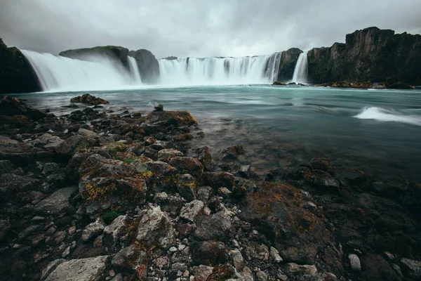 Godafoss Waterfall Norra Island — Stockfoto