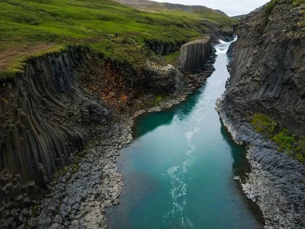 Studlagil Canyon Este Islandia — Foto de Stock