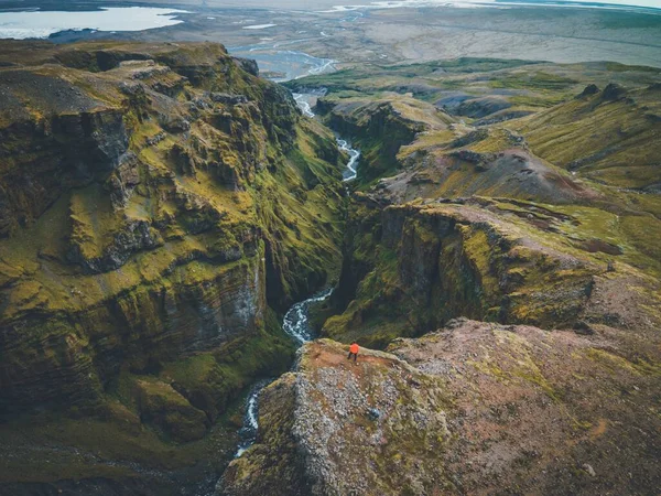 Mulagljufur Canyon Aan Zuidkust Van Ijsland — Stockfoto