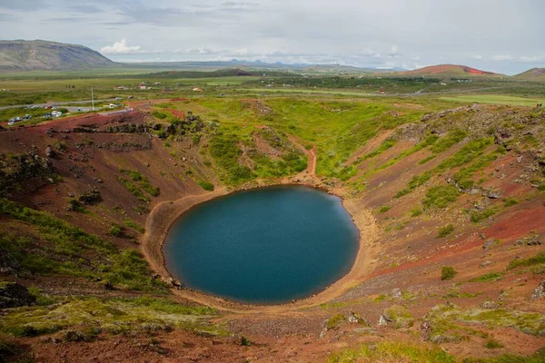 Cratera Kerid Islândia — Fotografia de Stock