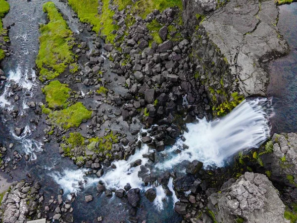 Cachoeira Oxarfoss Thingvellier National Park Islândia — Fotografia de Stock