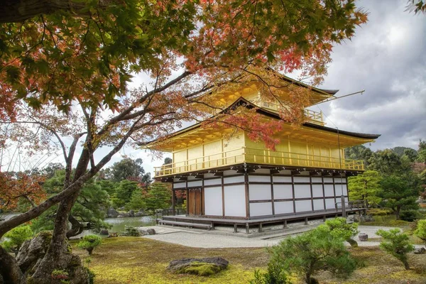 Świątynia Kinkaku Świątynia Złota Kioto Japonia — Zdjęcie stockowe