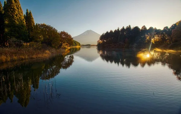 Гора Фудзі Сході Від Озера Танукі — стокове фото