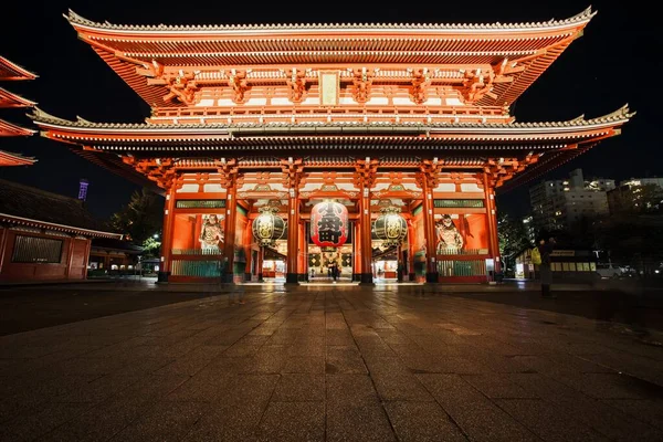 Tempel Und Pagode Von Sensi Tokio Japan — Stockfoto