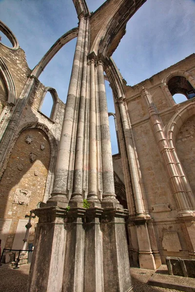 Carmo Монастырь Лиссабоне Церковь Крыши — стоковое фото
