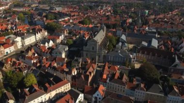 Bruges, Belçika Görüntüleri: Drone