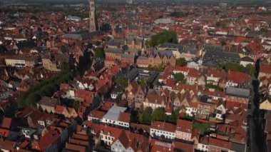 Bruges, Belçika Görüntüleri: Drone