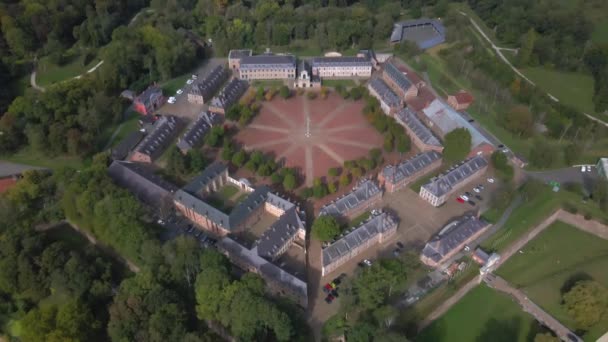 Citadela Lille Francii Drona — Stock video