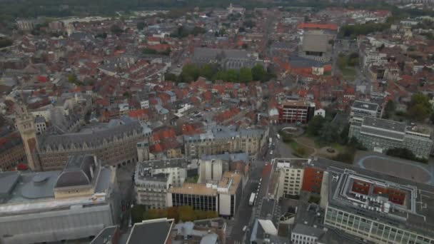 Pohledy Lille Francie Drone — Stock video