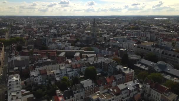 Pohledy Lille Francie Drone — Stock video