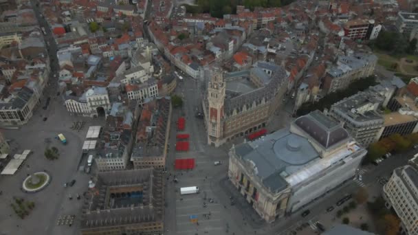 Vistas Lille França Por Drone — Vídeo de Stock