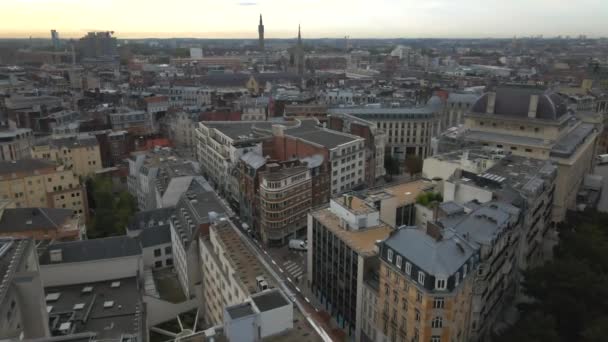 Uitzicht Lille Frankrijk Door Drone — Stockvideo