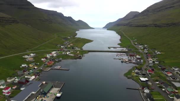 Фарерські Острови Дроном — стокове відео