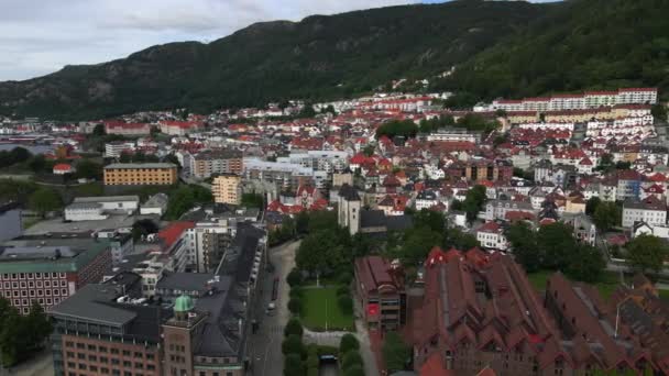 Взгляды Норвегию Помощью Дрона — стоковое видео