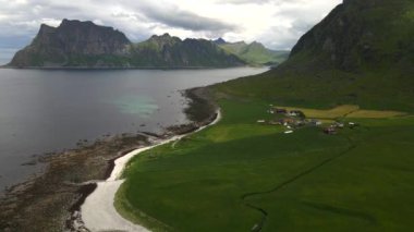 Drone 'un Norveç' teki Lofoten Adaları