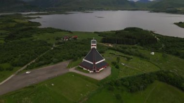 Lofoten Adalarındaki Borge Kilisesi, Norveç İHA 'sı