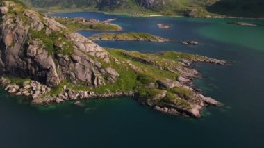 Drone 'un Norveç' teki Lofoten Adaları