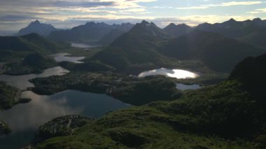 Drone 'un Norveç' teki Lofoten Adaları