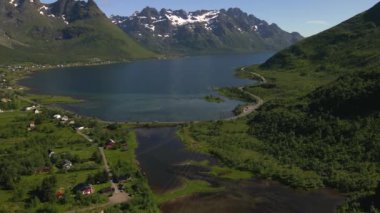 Drone 'un Norveç' teki Lofoten Adaları