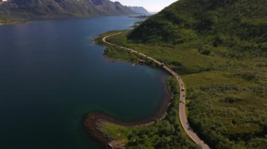 Drone 'un Norveç' teki Lofoten Adaları