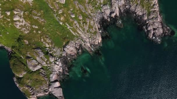 Islas Lofoten Noruega Por Drone — Vídeo de stock