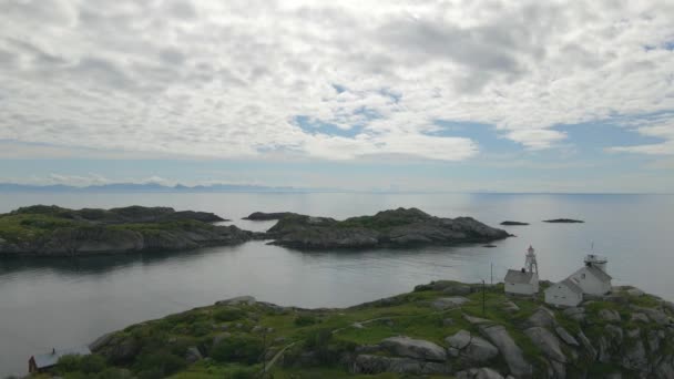 Henningsvaer Lofoten Norveç Ile Havalandı — Stok video