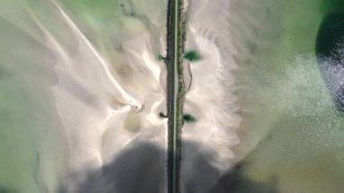 Lofoten, Norveç 'te Sahil Yolu.