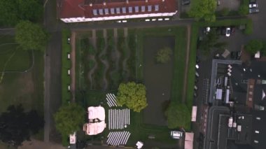 Drone 'un Danimarka' daki Odense Kalesi