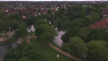Munke Mose in Odense, Danimarka by Drone