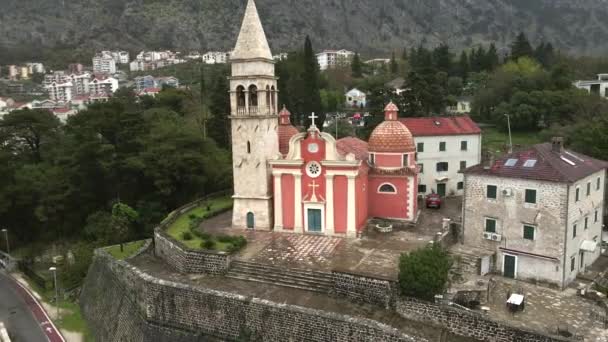Igreja Matthias Kotor Montenegro — Vídeo de Stock