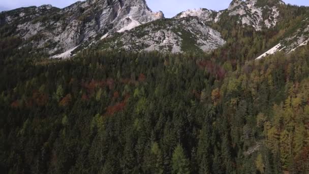 Εθνικό Πάρκο Triglav Στη Σλοβενία Από Την Drone — Αρχείο Βίντεο