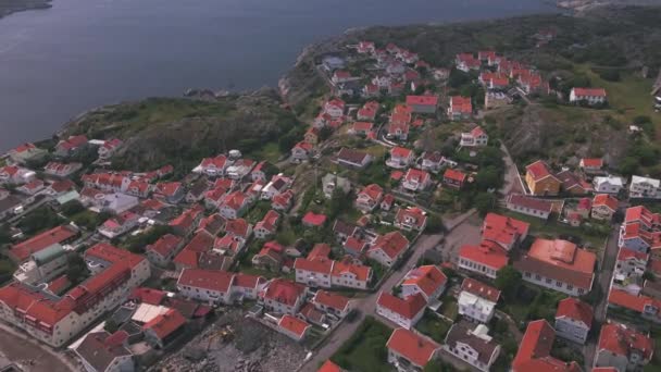 Marstrand Sveç Ten Görüntüler Drone — Stok video